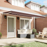 Telo di ricambio per tenda da sole Marrone 4 x 2 m Poliestere