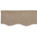 Telo di ricambio per tenda da sole Beige 350 x 200 cm Tela