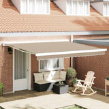 Telo di ricambio per tenda da sole Beige 4  3 m Poliestere