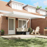 Telo di ricambio per tenda da sole Bianco 450  350 cm Tela