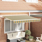 Telo di ricambio per tenda da sole Verde e giallo 3,5 x 2,5 m