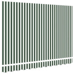 Telo di ricambio per tenda da sole Verde e bianco 250 x 200 cm