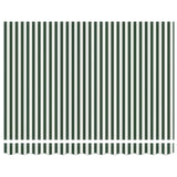 Telo di ricambio per tenda da sole Verde e bianco 250 x 200 cm