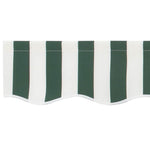 Telo di ricambio per tenda da sole Verde e bianco 450  350 cm