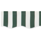Telo di ricambio per tenda da sole Verde e bianco 450  350 cm
