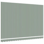 Telo di ricambio per tenda da sole Verde e bianco 450  350 cm