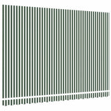Telo di ricambio per tenda da sole Verde e bianco 450  350 cm
