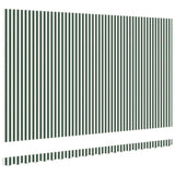 Telo di ricambio per tenda da sole Verde e Bianco 5 x 3 m