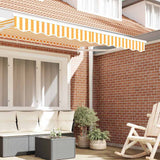 Sostituzione della mantovana per tenda Giallo e Bianco 2,5 m