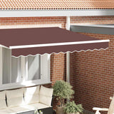 Sostituzione della mantovana per tenda Striscia Marrone 2,5 m