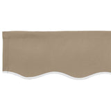 Sostituzione della mantovana per tenda Beige 2,5 m Poliestere