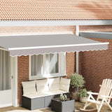 Sostituzione della mantovana per tenda Grigio Chiaro 4 m