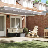 Sostituzione della mantovana per tenda Grigio Chiaro 4,5 m