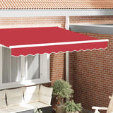 Tenda a Braccio Rosso 580 x 20 cm Tela