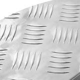 Dischi Quadrati 10 pcs Argento 60 x 18 cm Alluminio