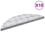 Gradini per Scale 10 pcs Argento 60 x 18 x 2,5 cm Alluminio