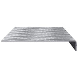 Gradini per Scale 15 pcs Argento 60 x 18 x 2,5 cm Alluminio