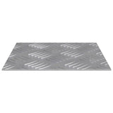 Gradini per Scale Quadrato 2 pcs Argento 20 x 20 cm Alluminio