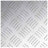 Gradini per Scale Quadrato 4 pcs Argento 20 x 20 cm Alluminio