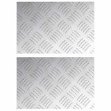 Gradini per Scale 2 pcs Argento 30 x 20 cm Alluminio