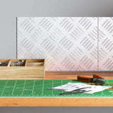 Gradini per Scale 2 pcs Argento 30 x 20 cm Alluminio