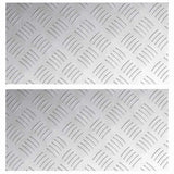 Gradini per Scale 2 pcs Argento 40 x 20 cm Alluminio