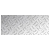Gradini per Scale 4 pcs Argento 50 x 20 cm Alluminio