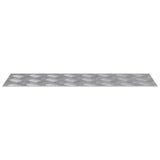 Gradini per Scale 4 pcs Argento 60 x 20 cm Alluminio