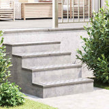 Gradini per Scale 2 pcs Argento 70 x 20 cm Alluminio