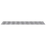 Gradini per Scale 2 pcs Argento 70 x 20 cm Alluminio