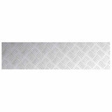 Gradini per Scale 4 pcs Argento 80 x 20 cm Alluminio