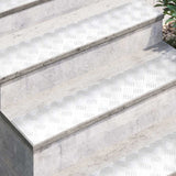Gradini per Scale 2 pcs Argento 100 x 20 cm Alluminio