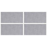 Gradini per Scale 4 pcs Argento 50 x 25 cm Alluminio