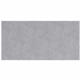 Gradini per Scale 2 pcs Argento 50 x 25 cm Alluminio
