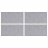 Gradini per Scale 4 pcs Argento 50 x 25 cm Alluminio