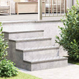 Gradini per Scale 2 pcs Argento 75 x 25 cm Alluminio