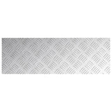 Gradini per Scale 2 pcs Argento 75 x 25 cm Alluminio