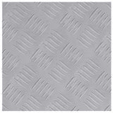 Gradini per Scale Quadrato 4 pcs Argento 30 x 30 cm Alluminio