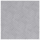 Dischi Quadrati 4 pcs Argento 30 x 30 cm Alluminio