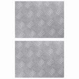 Gradini per Scale 2 pcs Argento 40 x 30 cm Alluminio