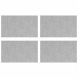 Gradini per Scale 4 pcs Argento 50 x 30 cm Alluminio