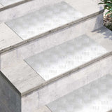 Gradini per Scale 2 pcs Argento 60 x 30 cm Alluminio