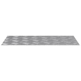 Gradini per Scale 2 pcs Argento 60 x 30 cm Alluminio