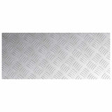 Gradini per Scale 4 pcs Argento 70 x 30 cm Alluminio