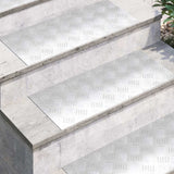 Gradini per Scale 2 pcs Argento 70 x 30 cm Alluminio
