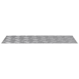 Gradini per Scale 2 pcs Argento 70 x 30 cm Alluminio
