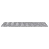 Gradini per Scale 4 pcs Argento 80 x 30 cm Alluminio