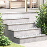 Gradini per Scale 2 pcs Argento 90 x 30 cm Alluminio