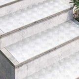 Gradini per Scale 2 pcs Argento 90 x 30 cm Alluminio