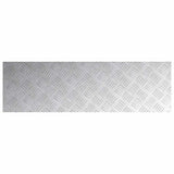 Gradini per Scale 4 pcs Argento 100 x 30 cm Alluminio